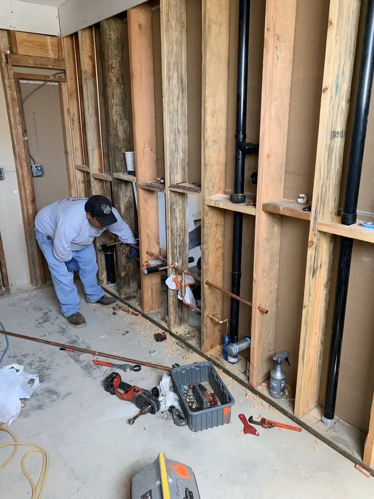 Commercial rough-in plumbing for Gas Line Repair in Banbury Oaks